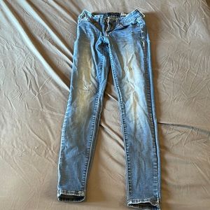 low rise size 0 jeans